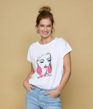 Load the image into the gallery viewer, Railin cotton T-shirt Art Edition Lilli Grill round neck short sleeve