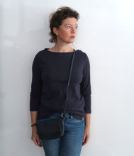 Load the image into the gallery viewer, The Shirt Project Organic cotton-modal-mix shirt boat neck 3/4 sleeve