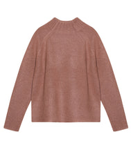 Load the image into the gallery viewer, Esisto cashmere jumper stand-up collar long sleeve