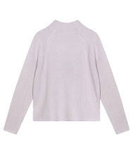 Load the image into the gallery viewer, Esisto cashmere jumper stand-up collar long sleeve