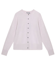 Load the image into the gallery viewer, Esisto Kaschmir Strickjacke Rundhalsausschnitt Langarm