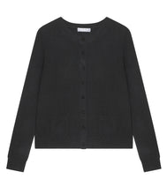 Laden Sie das Bild in den Galerie-Viewer, Esisto Kaschmir Strickjacke Rundhalsausschnitt