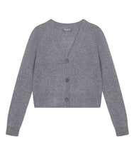 Load the image into the gallery viewer, Esisto cashmere cardigan V-neck long sleeve