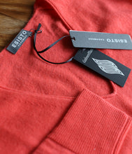 Laden Sie das Bild in den Galerie-Viewer, Esisto Sommer Kaschmir Pullover V-Ausschnitt Langarm