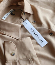 Load the image into the gallery viewer, Lareida organza cotton mix blouse Lenon