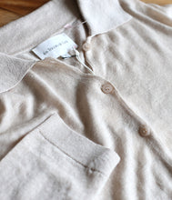 Laden Sie das Bild in den Galerie-Viewer, Les tricots de Léa Leinen Strickjacke Gisconti