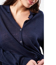 Laden Sie das Bild in den Galerie-Viewer, Les tricots de Léa Leinen Strickjacke Gisconti