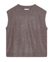 Laden Sie das Bild in den Galerie-Viewer, Les tricots de Léa Wolle-Kaschmir Pullunder Marta Rundhals-Ausschnitt