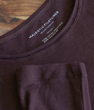 Load the image into the gallery viewer, Majestic Filatures cotton-cashmere shirt round neck long sleeve
