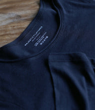 Load the image into the gallery viewer, Majestic Filatures cotton-cashmere shirt round neck long sleeve