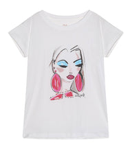 Load the image into the gallery viewer, Railin cotton T-shirt Art Edition Lilli Grill round neck short sleeve