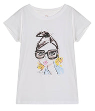 Load the image into the gallery viewer, Railin cotton T-shirt Art Edition Lilli Grill round neck short sleeve