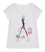 Load the image into the gallery viewer, Railin cotton T-shirt Art Edition Lilli Grill round neck short sleeve