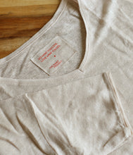 Laden Sie das Bild in den Galerie-Viewer, The Shirt Project Leinen Shirt V-Ausschnitt Halbarm
