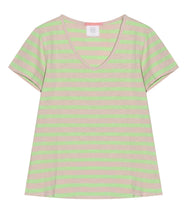 Load the image into the gallery viewer, The Shirt Project Organic cotton shirt V-neck short sleeve
