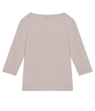Load the image into the gallery viewer, The Shirt Project Organic cotton-modal-mix shirt round neck 3/4 sleeve