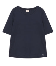 Load the image into the gallery viewer, The Shirt Project Organic cotton-modal-mix shirt round neck half-sleeve