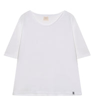 Load the image into the gallery viewer, The Shirt Project Organic cotton-modal-mix shirt round neck half-sleeve