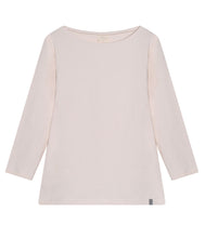 Load the image into the gallery viewer, The Shirt Project Organic cotton-modal-mix shirt boat neck 3/4 sleeve
