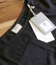 Load the image into the gallery viewer, The Shirt Project Organic cotton-modal-mix shirt boat neck 3/4 sleeve