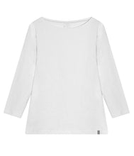 Load the image into the gallery viewer, The Shirt Project Organic cotton-modal-mix shirt boat neck 3/4 sleeve