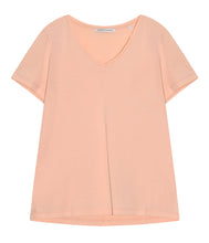 Laden Sie das Bild in den Galerie-Viewer, Trusted Handwork Baumwoll T-Shirt Toulouse V-Ausschnitt Kurzarm