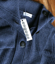 Laden Sie das Bild in den Galerie-Viewer, engage Kaschmir Strick Cardigan Rollkragen