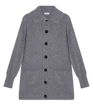 Laden Sie das Bild in den Galerie-Viewer, engage Kaschmir Strick Cardigan Rollkragen