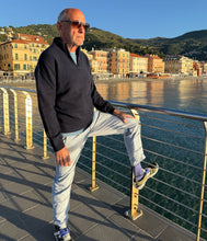 Laden Sie das Bild in den Galerie-Viewer, engage Herren recycled Kaschmir Pullover Zip Kragen