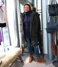 Laden Sie das Bild in den Galerie-Viewer, engage Kaschmir Strick Cardigan Rollkragen