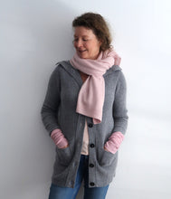 Laden Sie das Bild in den Galerie-Viewer, engage Kaschmir Strick Cardigan Rollkragen