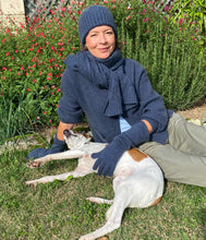 Laden Sie das Bild in den Galerie-Viewer, engage Kaschmir Schal Musterstrick