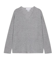 Load the image into the gallery viewer, WLNS Cashmere V-Neck Sweater