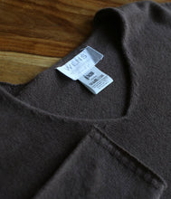 Load the image into the gallery viewer, WLNS Cashmere V-Neck Sweater