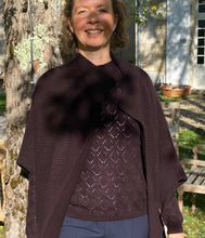 Laden Sie das Bild in den Galerie-Viewer, engage Kaschmir offene Poncho Jacke