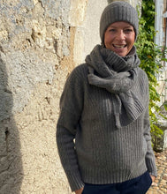 Laden Sie das Bild in den Galerie-Viewer, engage Kaschmir Schal Musterstrick