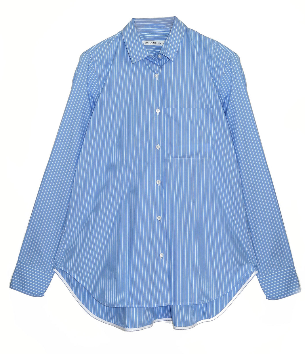 Lis Lareida Baumwoll Bluse Lenon Streifen