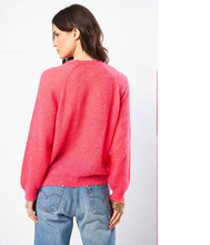 Load the image into the gallery viewer, Les tricots de Léa mohair-alpaca mix jumper Matyssa round neck long sleeve
