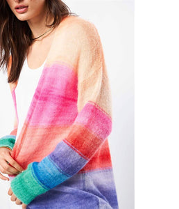Léa's knitwear Mohair-Alpaka-Mix Cardigan Gracya Langarm