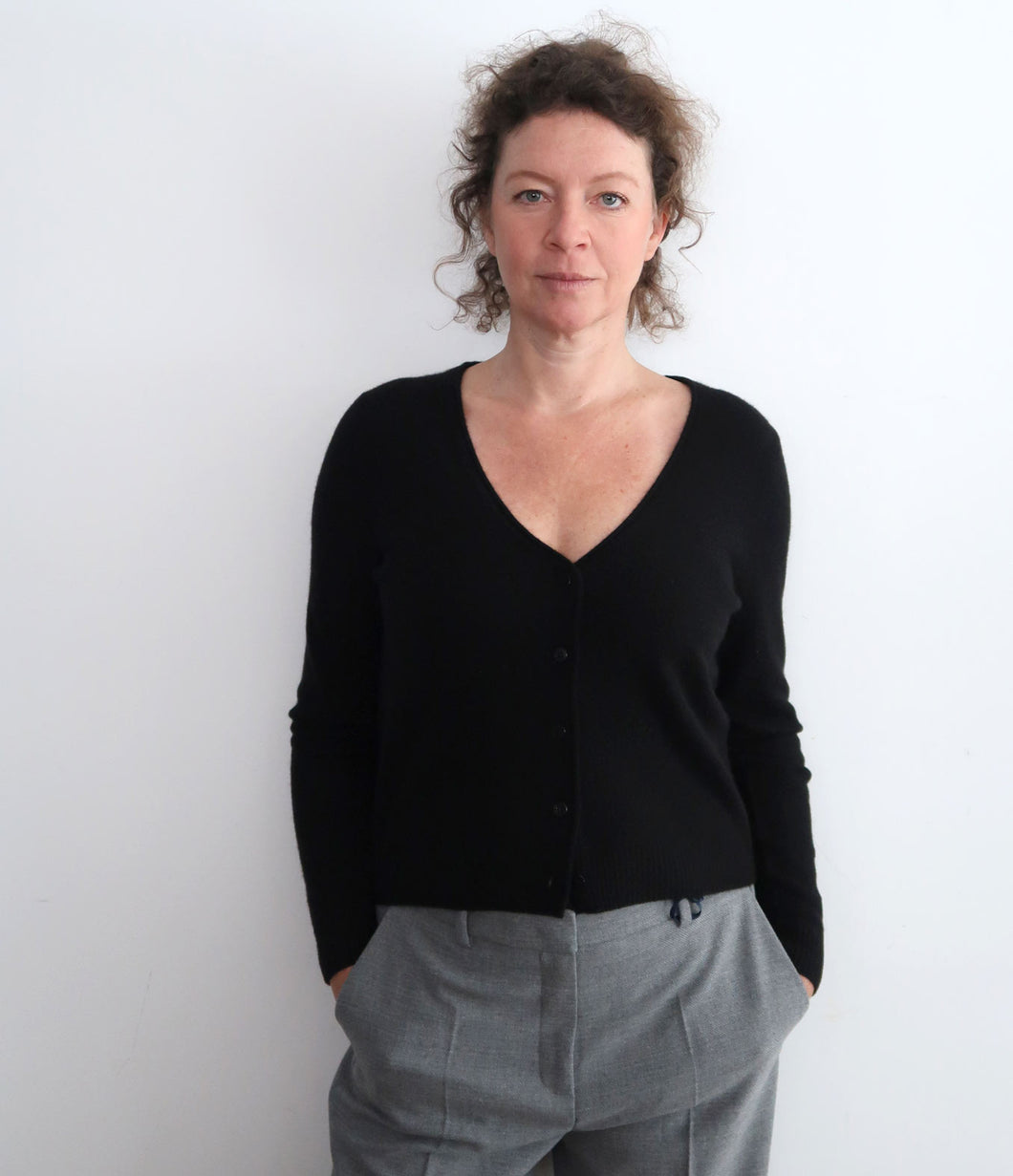 Esisto cashmere cardigan V-neck long sleeve
