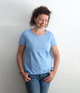 The Shirt Project Organic Baumwoll Shirt Rundhalsausschnitt Kurzarm