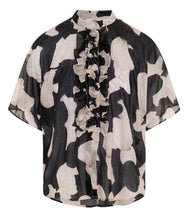 Load the image into the gallery viewer, 0039Italy cotton batiste blouse Daisy
