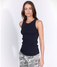 Load the image into the gallery viewer, 0039Italy cotton mix top Ella rib
