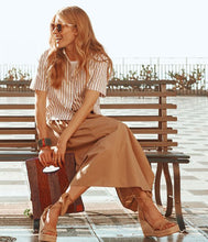 Load the image into the gallery viewer, 0039Italy cotton mix top Ella rib
