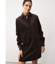 Load the image into the gallery viewer, 0039Italy Corduroy shirt dress Marisa
