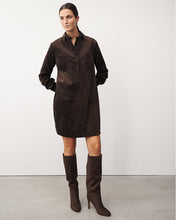 Load the image into the gallery viewer, 0039Italy Corduroy shirt dress Marisa
