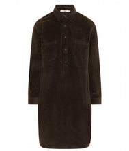 Load the image into the gallery viewer, 0039Italy Corduroy shirt dress Marisa
