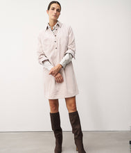 Load the image into the gallery viewer, 0039Italy Corduroy shirt dress Marisa
