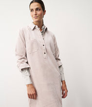 Load the image into the gallery viewer, 0039Italy Corduroy shirt dress Marisa
