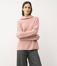 Load the image into the gallery viewer, 0039Italy Kaschmir-Wolle-Mix Stehkragen Pullover Lona
